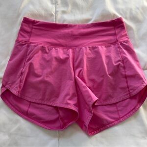 Lululemon Speed Up Mid Rise Short 2.5” Sonic Pink